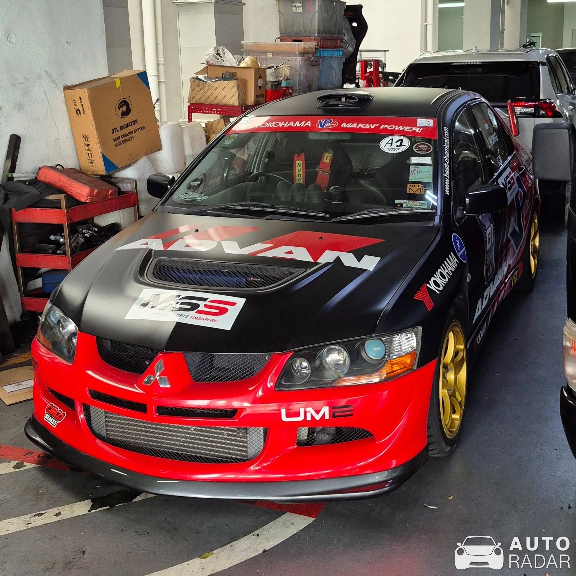 Mitsubishi Lancer Evolution VIII spotted in Singapore