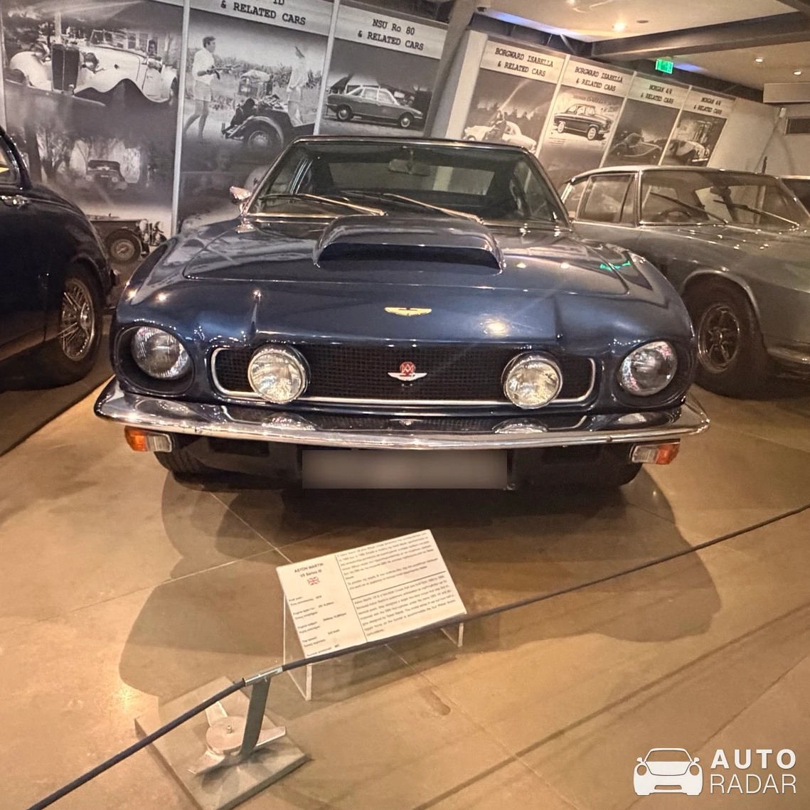 Aston Martin V8 spotted in Athens